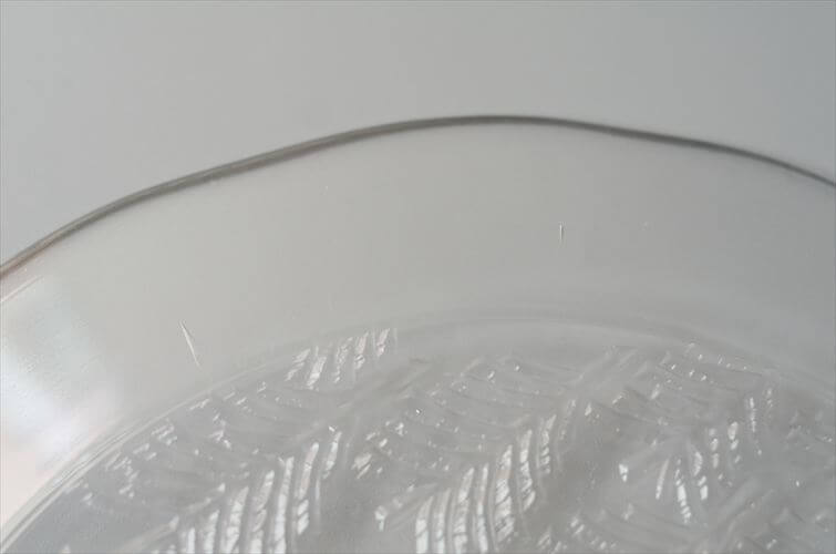 フィンランド製 Iittala Kuusi ガラスの大皿 31cm プラター サービング プレート イッタラ クーシ 北欧 ヴィンテージ