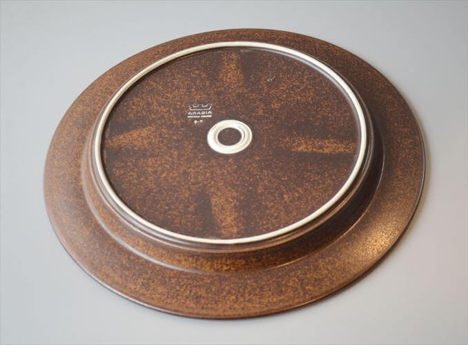 ARABIA アラビア Ruska 25cm プレート お皿 ルスカ 北欧食器 フィンランド 陶器 北欧 ヴィンテージ アンティーク_260414