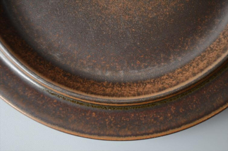 ARABIA アラビア Ruska 25cm プレート お皿 ルスカ 北欧食器 フィンランド 陶器 北欧 ヴィンテージ アンティーク_260414