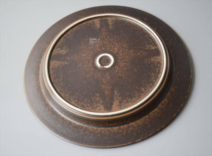 ARABIA アラビア Ruska 25cm プレート お皿 ルスカ 北欧食器 フィンランド 陶器 北欧 ヴィンテージ アンティーク_260414