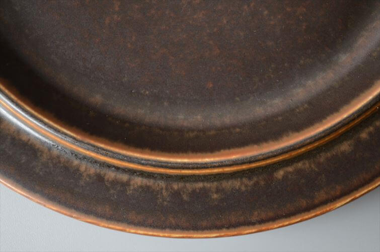 ARABIA アラビア Ruska 25cm プレート お皿 ルスカ 北欧食器 フィンランド 陶器 北欧 ヴィンテージ アンティーク_260414