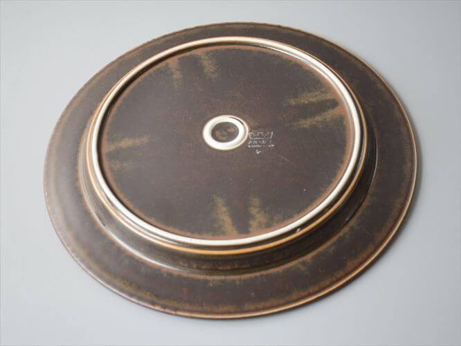 ARABIA アラビア Ruska 25cm プレート お皿 ルスカ 北欧食器 フィンランド 陶器 北欧 ヴィンテージ アンティーク_260414