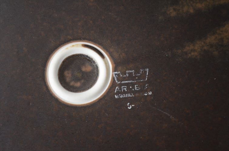 ARABIA アラビア Ruska 25cm プレート お皿 ルスカ 北欧食器 フィンランド 陶器 北欧 ヴィンテージ アンティーク_260414