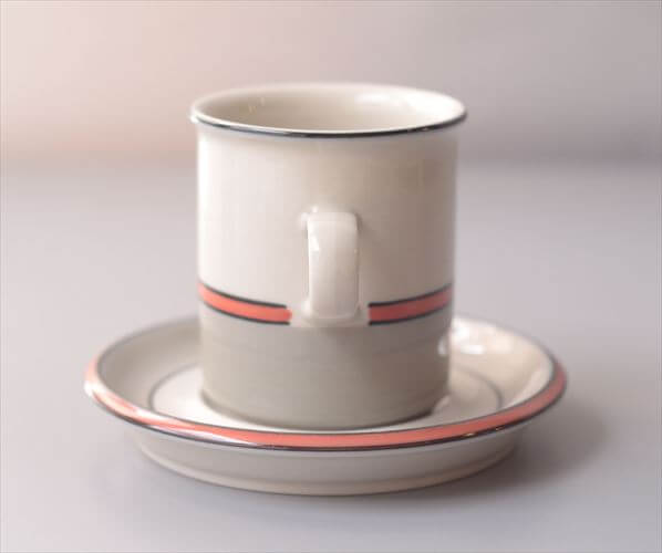 ARABIA アラビア aslak カップ&ソーサー 7.5cm高 アスラク 北欧食器 フィンランド ヴィンテージ アンティーク_260417