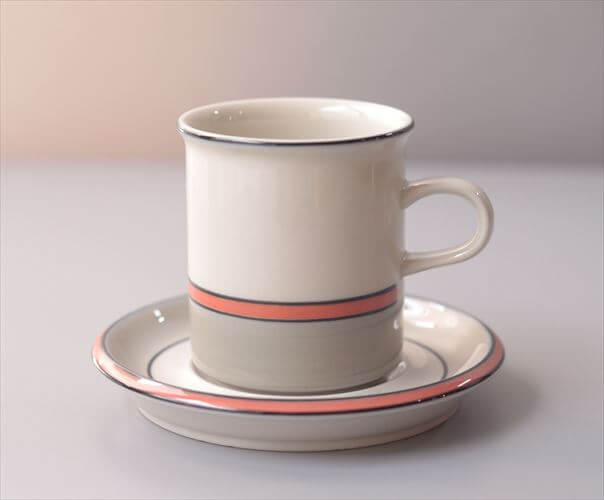 ARABIA アラビア aslak カップ&ソーサー 7.5cm高 アスラク 北欧食器 フィンランド ヴィンテージ アンティーク_260417