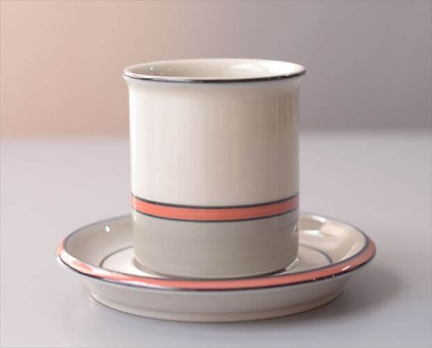 ARABIA アラビア aslak カップ&ソーサー 7.5cm高 アスラク 北欧食器 フィンランド ヴィンテージ アンティーク_260417