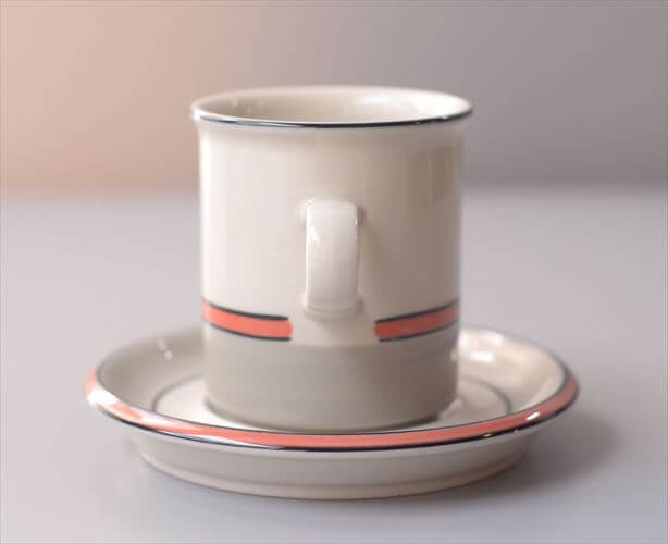 ARABIA アラビア aslak カップ&ソーサー 7.5cm高 アスラク 北欧食器 フィンランド ヴィンテージ アンティーク_260417