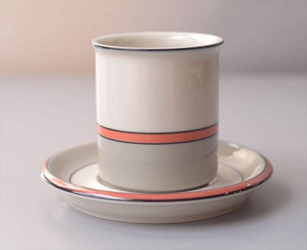 ARABIA アラビア aslak カップ&ソーサー 7.5cm高 アスラク 北欧食器 フィンランド ヴィンテージ アンティーク_260417