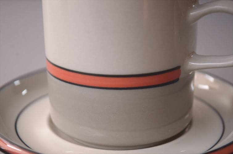 ARABIA アラビア aslak カップ&ソーサー 7.5cm高 アスラク 北欧食器 フィンランド ヴィンテージ アンティーク_260417