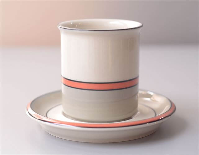 ARABIA アラビア aslak カップ&ソーサー 7.5cm高 アスラク 北欧食器 フィンランド ヴィンテージ アンティーク_260417