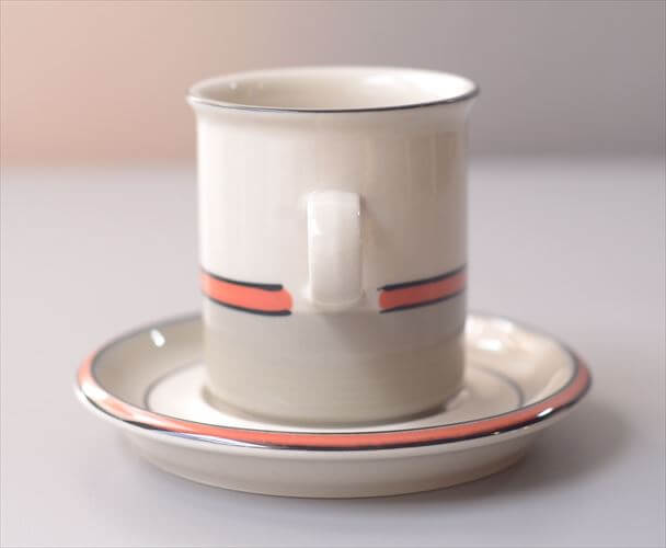 ARABIA アラビア aslak カップ&ソーサー 7.5cm高 アスラク 北欧食器 フィンランド ヴィンテージ アンティーク_260417