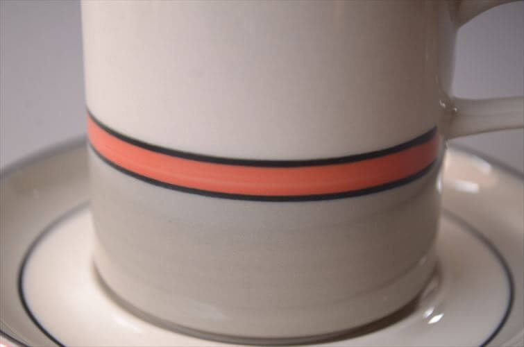 ARABIA アラビア aslak カップ&ソーサー 7.5cm高 アスラク 北欧食器 フィンランド ヴィンテージ アンティーク_260417