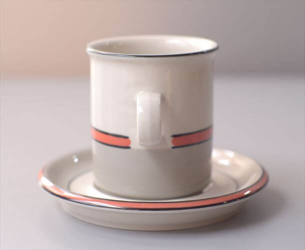 ARABIA アラビア aslak カップ&ソーサー 7.5cm高 アスラク 北欧食器 フィンランド ヴィンテージ アンティーク_260417