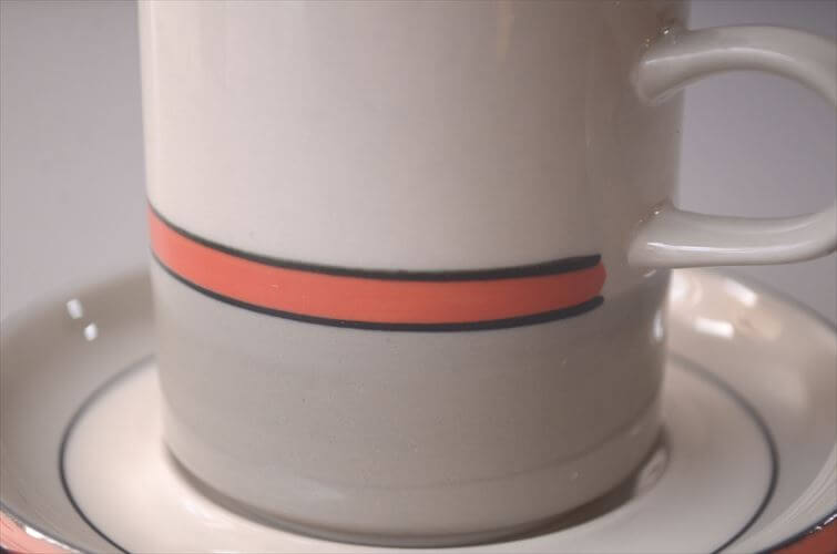 ARABIA アラビア aslak カップ&ソーサー 7.5cm高 アスラク 北欧食器 フィンランド ヴィンテージ アンティーク_260417