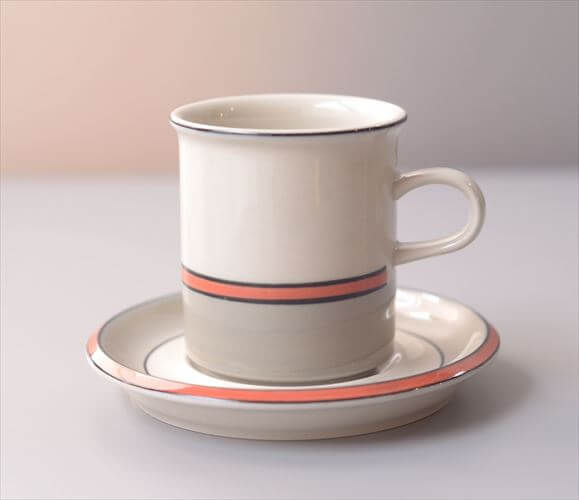 ARABIA アラビア aslak カップ&ソーサー 7.5cm高 アスラク 北欧食器 フィンランド ヴィンテージ アンティーク_260417