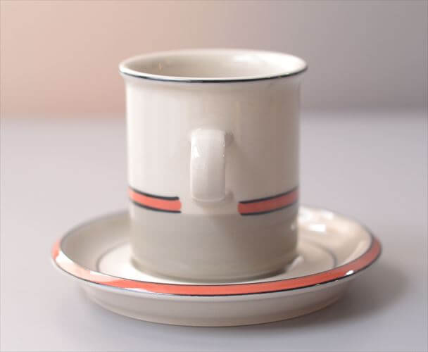 ARABIA アラビア aslak カップ&ソーサー 7.5cm高 アスラク 北欧食器 フィンランド ヴィンテージ アンティーク_260417