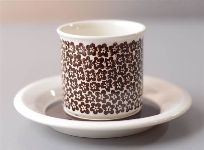 ARABIA アラビア faenza ファエンツァ デミタス カップ&ソーサー 北欧 食器 フィンランド 陶器 ヴィンテージ アンティーク_260417