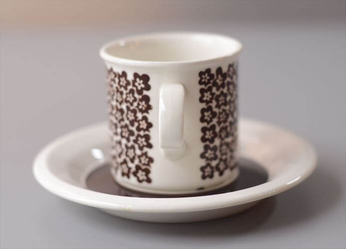 ARABIA アラビア faenza ファエンツァ デミタス カップ&ソーサー 北欧 食器 フィンランド 陶器 ヴィンテージ アンティーク_260417