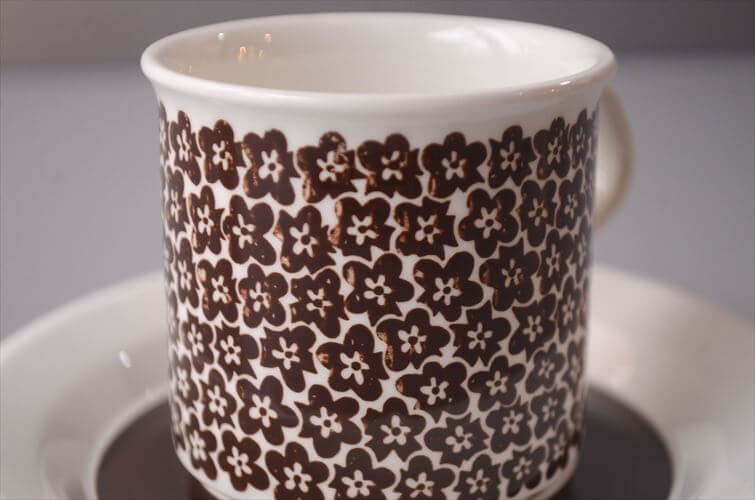 ARABIA アラビア faenza ファエンツァ デミタス カップ&ソーサー 北欧 食器 フィンランド 陶器 ヴィンテージ アンティーク_260417