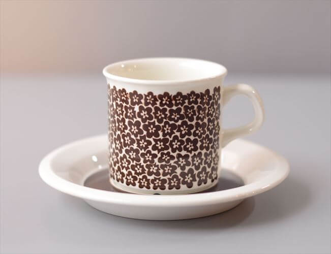 ARABIA アラビア faenza ファエンツァ デミタス カップ&ソーサー 北欧 食器 フィンランド 陶器 ヴィンテージ アンティーク_260417