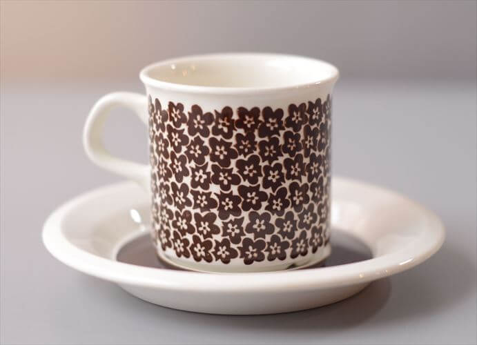 ARABIA アラビア faenza ファエンツァ デミタス カップ&ソーサー 北欧 食器 フィンランド 陶器 ヴィンテージ アンティーク_260417