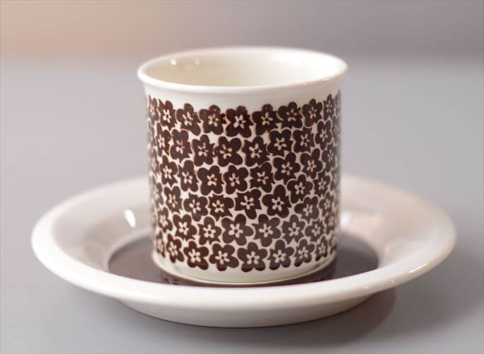 ARABIA アラビア faenza ファエンツァ デミタス カップ&ソーサー 北欧 食器 フィンランド 陶器 ヴィンテージ アンティーク_260417