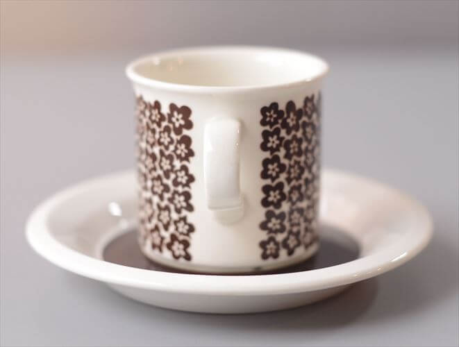 ARABIA アラビア faenza ファエンツァ デミタス カップ&ソーサー 北欧 食器 フィンランド 陶器 ヴィンテージ アンティーク_260417