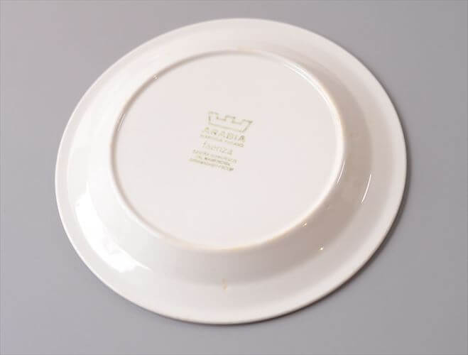 ARABIA アラビア faenza 17cm プレート お皿 ファエンツァ 北欧 食器 フィンランド 陶器 ヴィンテージ アンティーク_260417