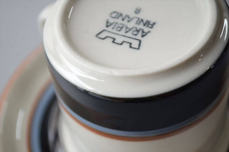 ARABIA アラビア Taika カップ&ソーサー タイカ 北欧食器 フィンランド ヴィンテージ アンティーク_260422