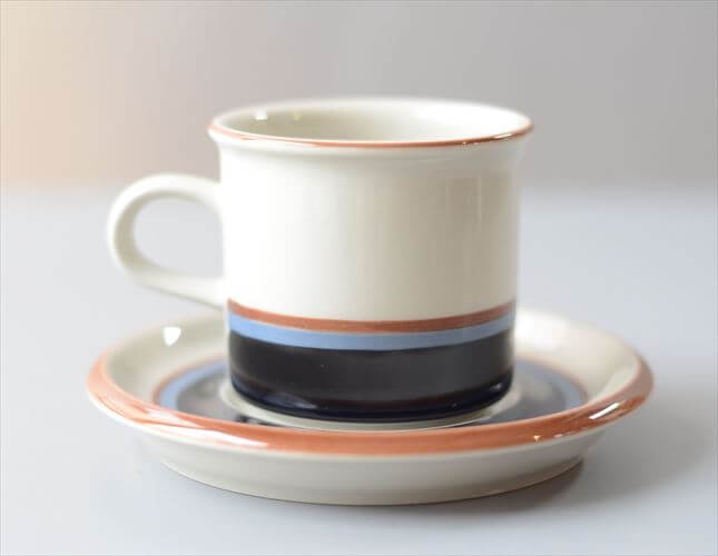 ARABIA アラビア Taika カップ&ソーサー タイカ 北欧食器 フィンランド ヴィンテージ アンティーク_260422