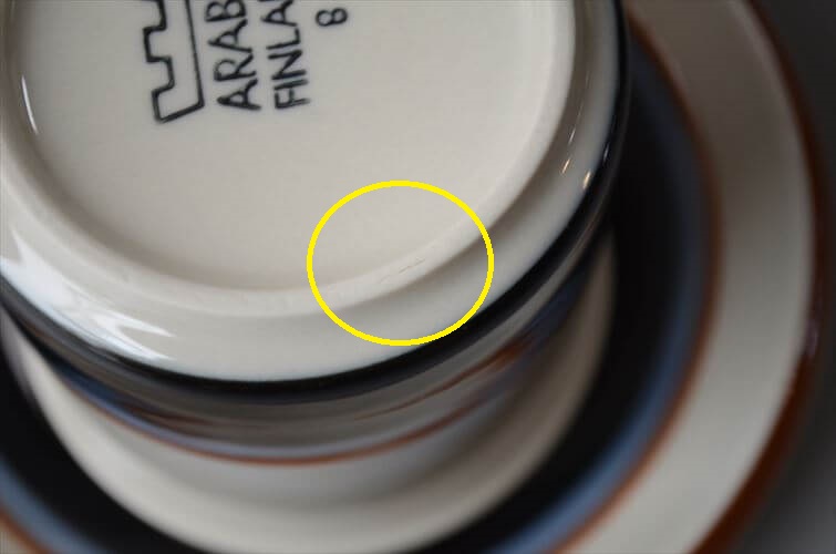 ARABIA アラビア Taika カップ&ソーサー タイカ 北欧食器 フィンランド ヴィンテージ アンティーク_260422