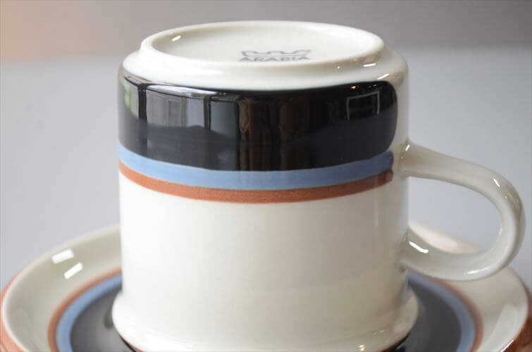 ARABIA アラビア Taika カップ&ソーサー タイカ 北欧食器 フィンランド ヴィンテージ アンティーク_260422