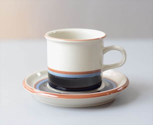 ARABIA アラビア Taika カップ&ソーサー タイカ 北欧食器 フィンランド ヴィンテージ アンティーク_260422