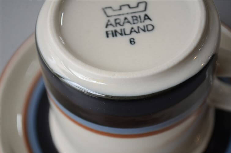 ARABIA アラビア Taika カップ&ソーサー タイカ 北欧食器 フィンランド ヴィンテージ アンティーク_260422