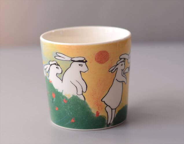ARABIA Helja Liukko-Sundstrom 2008年 Graduate Bunny マグカップ アラビア ヘルヤ 卒業バニー ウサギ 北欧 ヴィンテージ