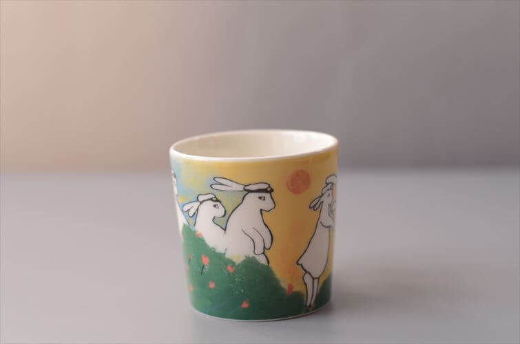 ARABIA Helja Liukko-Sundstrom 2008年 Graduate Bunny マグカップ アラビア ヘルヤ 卒業バニー ウサギ 北欧 ヴィンテージ