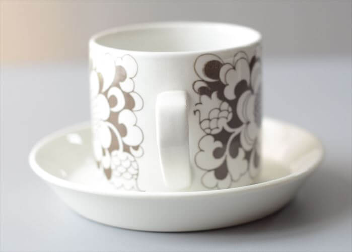 ARABIA アラビア Gardenia カップ&ソーサー ガーデニア Esteri Tomra 北欧食器 フィンランド ヴィンテージ アンティーク_260428