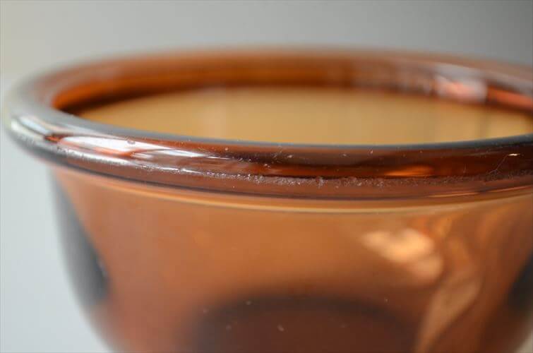 フィンランド製 Nuutajarvi Luna ガラスボウル ブラウン φ11cm ヌータヤルヴィ ルナ Kaj Franck 北欧 食器 ヴィンテージ_260428