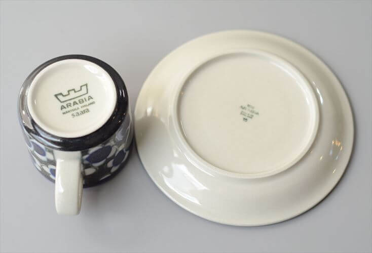 ARABIA アラビア Saara カップ＆ソーサー サーラ 北欧食器 フィンランド 北欧 ヴィンテージ アンティーク_260513