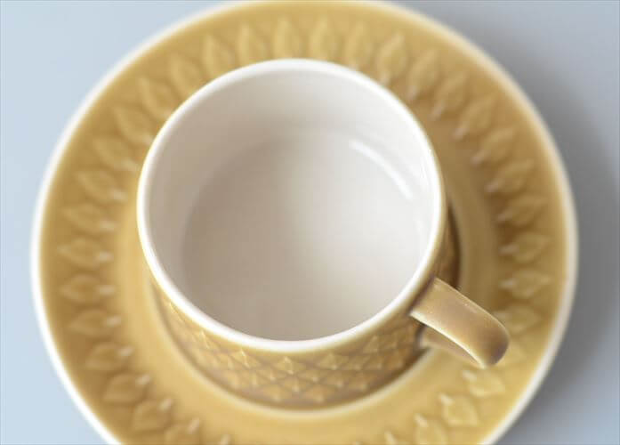 デンマーク製 クイストゴー レリーフ カップ&ソーサー relief B&G Bing & Grondahl J.H.Quistgaard 北欧ヴィンテージ アンティーク_260513