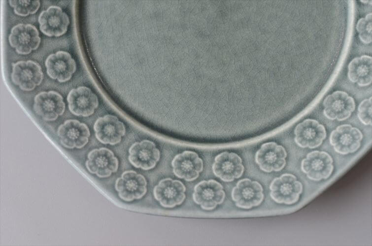 デンマーク製 クイストゴー アズール 17cm 八角プレート Azur クロニーデン KRONJDEN J.H.Quistgaard 北欧 ヴィンテージ アンティーク_260513
