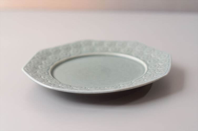デンマーク製 クイストゴー アズール 17cm 八角プレート Azur クロニーデン KRONJDEN J.H.Quistgaard 北欧 ヴィンテージ アンティーク_260513