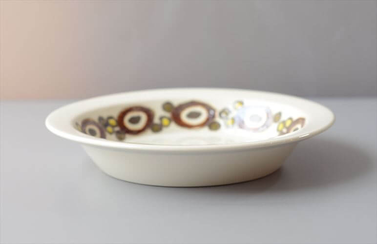 Royal Copenhagen Nucella ブラウン 18.5cm スーププレート 深皿 ロイコペ ヌセラ ロイヤルコペンハーゲン 北欧 ヴィンテージ_260514