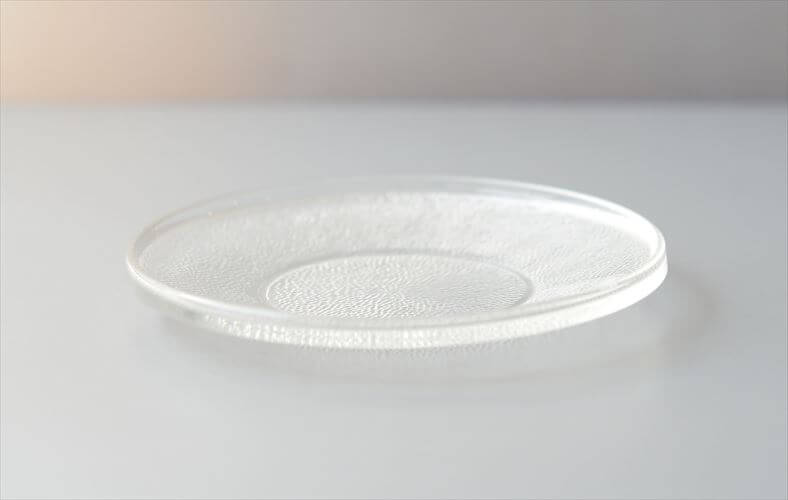 Nuutajarvi Saana 14cm ガラスプレート お皿 小皿 ヌータヤルヴィ サーナ ヴィンテージ Oiva Toikka オイヴァトイッカ_260520