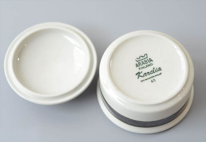 ARABIA Karelia シュガーポット シュガーボウル アラビア カレリア フィンランド 北欧 北欧食器 陶器 アンティーク ヴィンテージ_260521