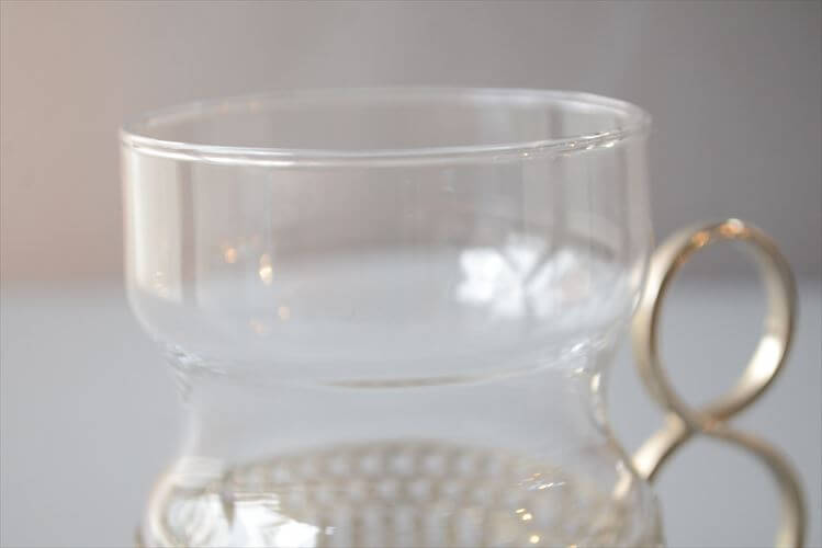 iittala イッタラ Tsaikka ツァイッカ グラスカップ クリア×シルバー ホルダー ガラス 北欧 ヴィンテージ_260522
