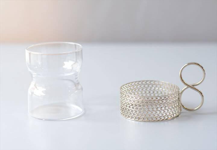 iittala イッタラ Tsaikka ツァイッカ グラスカップ クリア×シルバー ホルダー ガラス 北欧 ヴィンテージ_260522