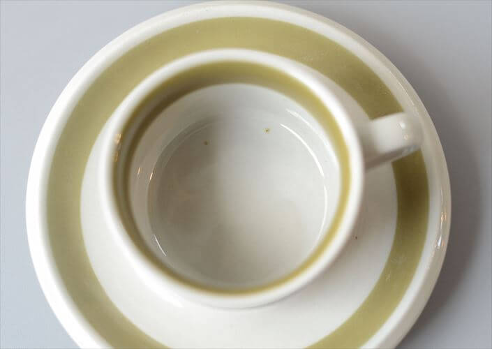 ARABIA アラビア Oliivi デミタスカップ&ソーサー オリーヴィ 北欧食器 フィンランド ヴィンテージ アンティーク_260604
