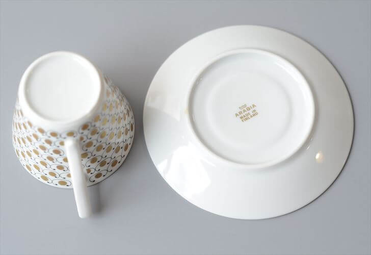 ARABIA アラビア Mekka カップ&ソーサー メッカ Esteri Tomula 北欧食器 フィンランド ヴィンテージ アンティーク_260605