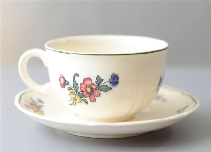 ドイツ製 VILLEROY&BOCH Alt Strassburg カップ&ソーサー ビレロイ＆ボッホ 陶器 アンティーク ヴィンテージ_260610